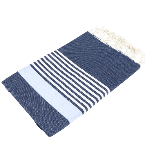 fouta Arthur bleu marine en france