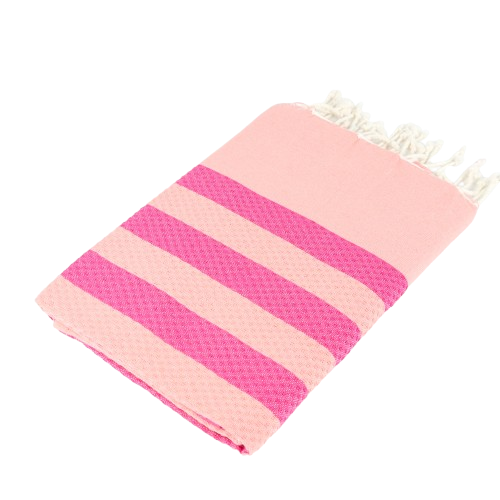 Fouta Nid d’Abeille Grande Rayure – Fouta disponible en gros !