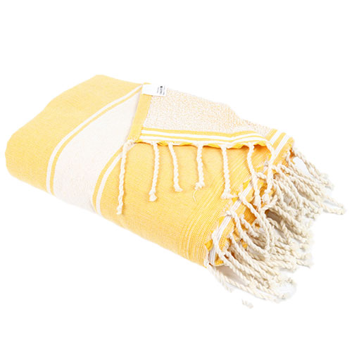 fouta éponge jaune en france chez casa fouta