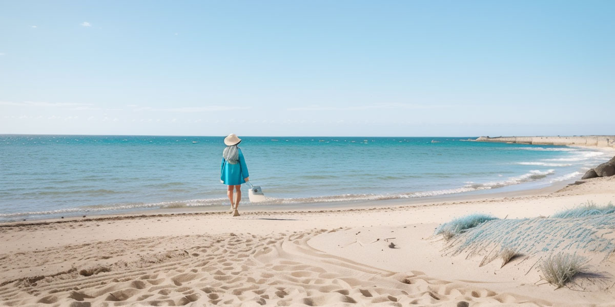 Comment porter une fouta avec style à la plage