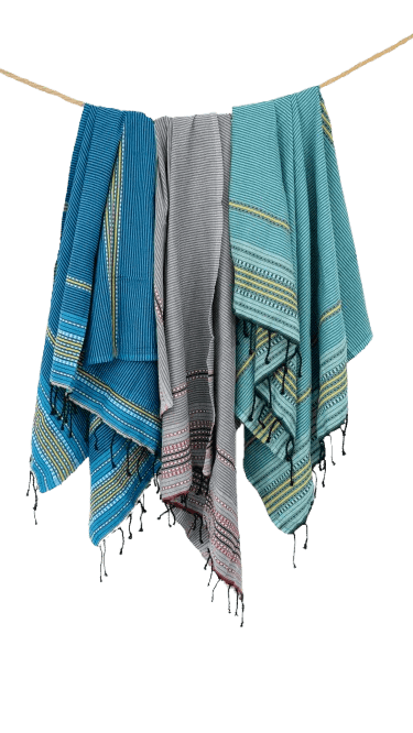 Grossiste de foutas en France : Casa Fouta fournisseur de foutas de qualité pour les boutiques et les revendeurs en france